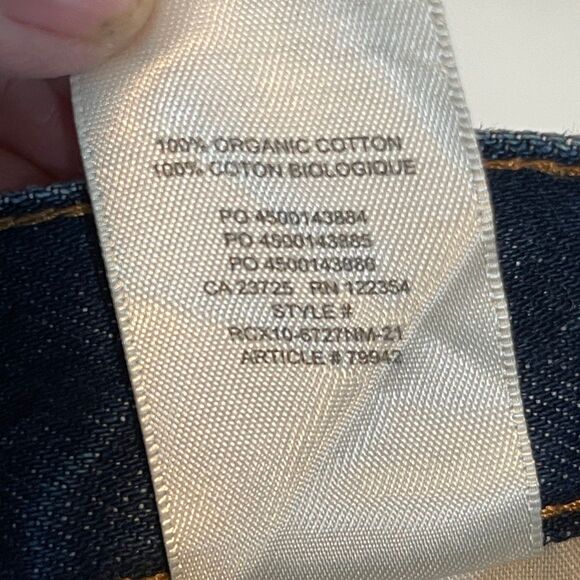 Denim Forum Blue High Rise The Joni High Rise Loose 29L Jeans Size 32 - Picture 11 of 13